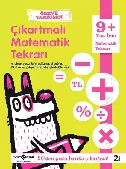 Ödeve Yardımcı Çıkartmalı Matematik Tekrarı 9