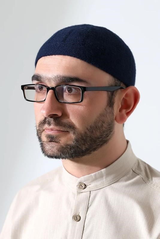 Orlon Örme Kışlık Yün Bere Takke Sade Lacivert