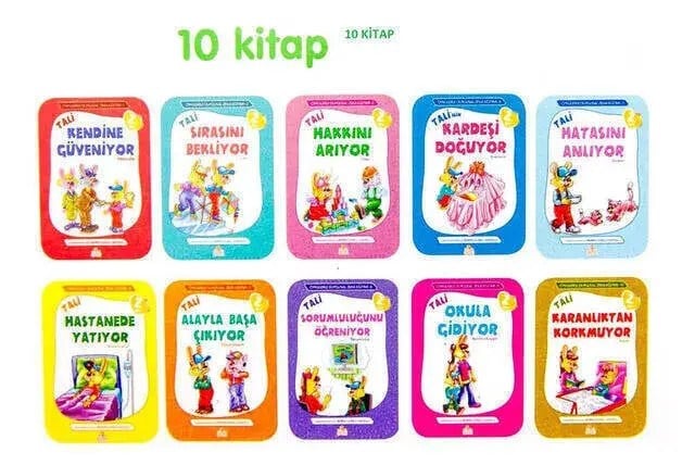 Öykülerle Duygusal Zeka Eğitimi Çocuk Dini Eğitim Seti  (10 Kitap)