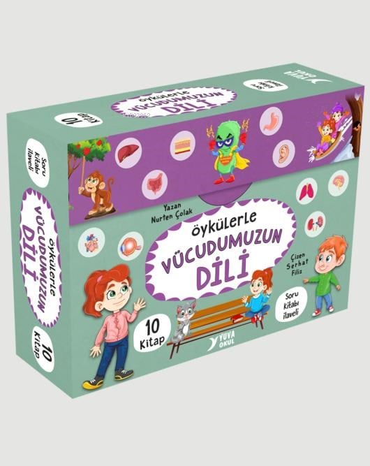 Öykülerle Vücudumuzun Dili (3.Hamur) Kutulu Set + Soru Kitapçığı