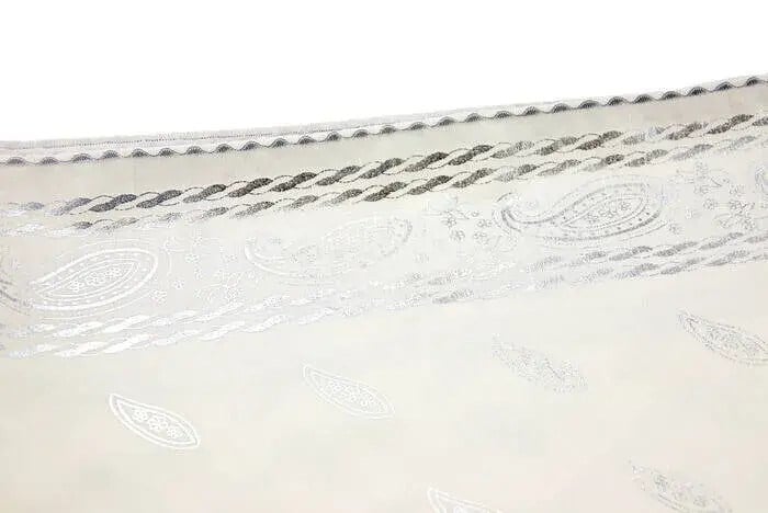 Özel Silindir Kutulu Set İnci Tesbihli Mevlid Örtülü Krem Renk