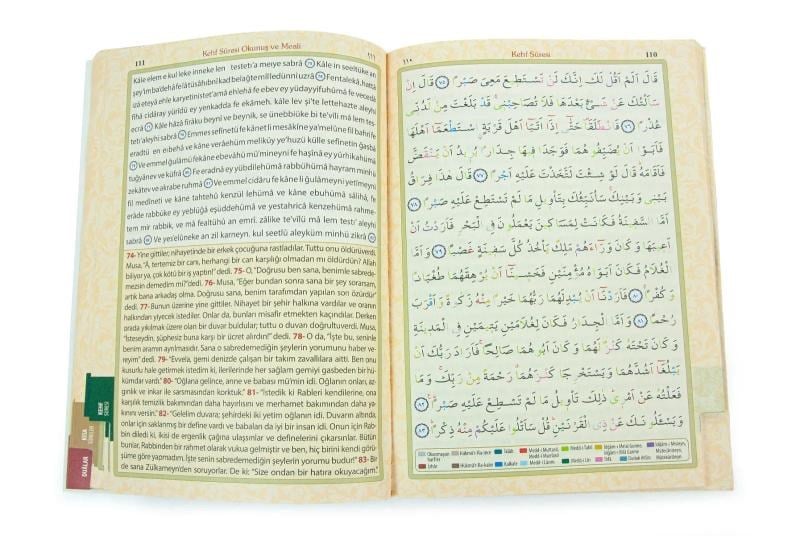 Rahle Boy Renklendirilmiş Tecvidli Yasin Kitabı – Türkçe Okunuşlu ve Mealli