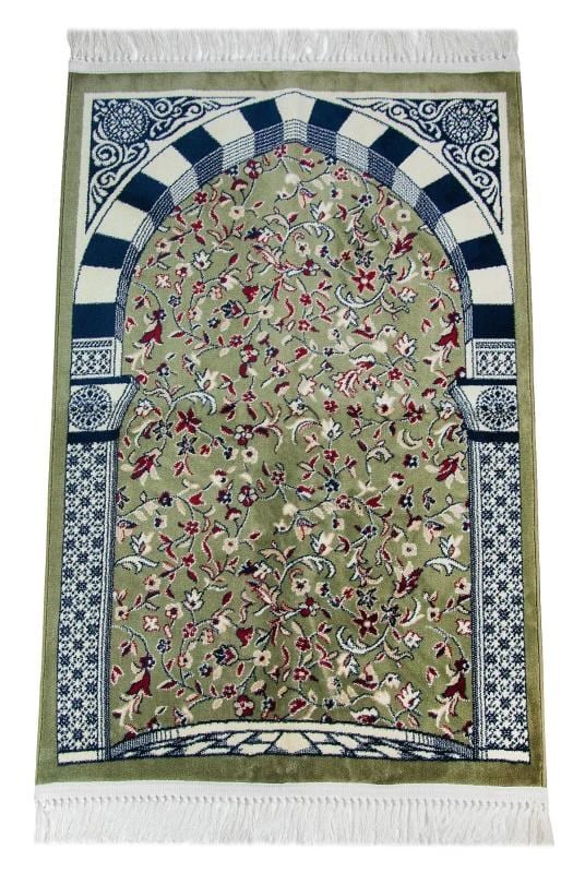 Ravza Desenli Kalın Halı Tipi Dokuma Seccade