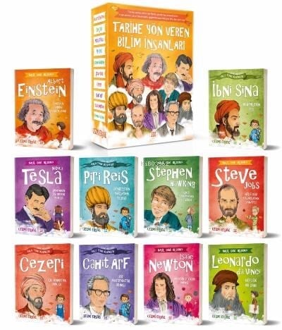 Tarihe Yön Veren Bilim İnsanları Serisi (Kutulu 10 Kitap Takım)