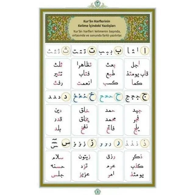 Tecvidli Kuran ElifBası-1646