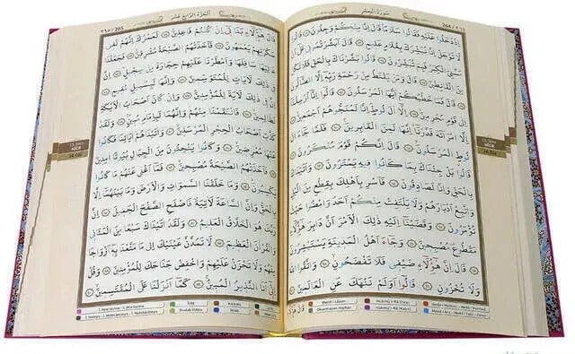 Tecvidli Kuranı Kerim - Termo Deri - Orta Boy - Turkuaz Renkli - Ayfa Yayınevi - Bilgisayar Hatlı