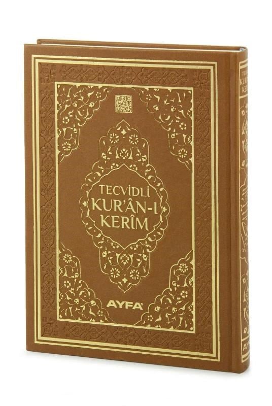 Tecvidli Kuranı Kerim - Termo Deri - Rahle Boy - Kahverengi Renkli - Ayfa Yayınevi - Bilgisayar Hatlı