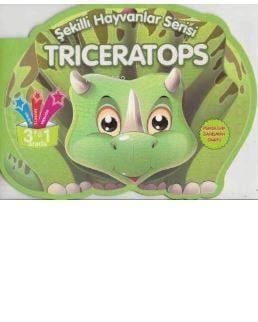 Triceratops - Şekilli Hayvanlar Serisi
