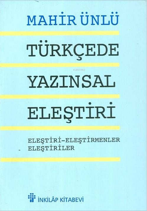 Türkçede Yazınsal Eleştiri