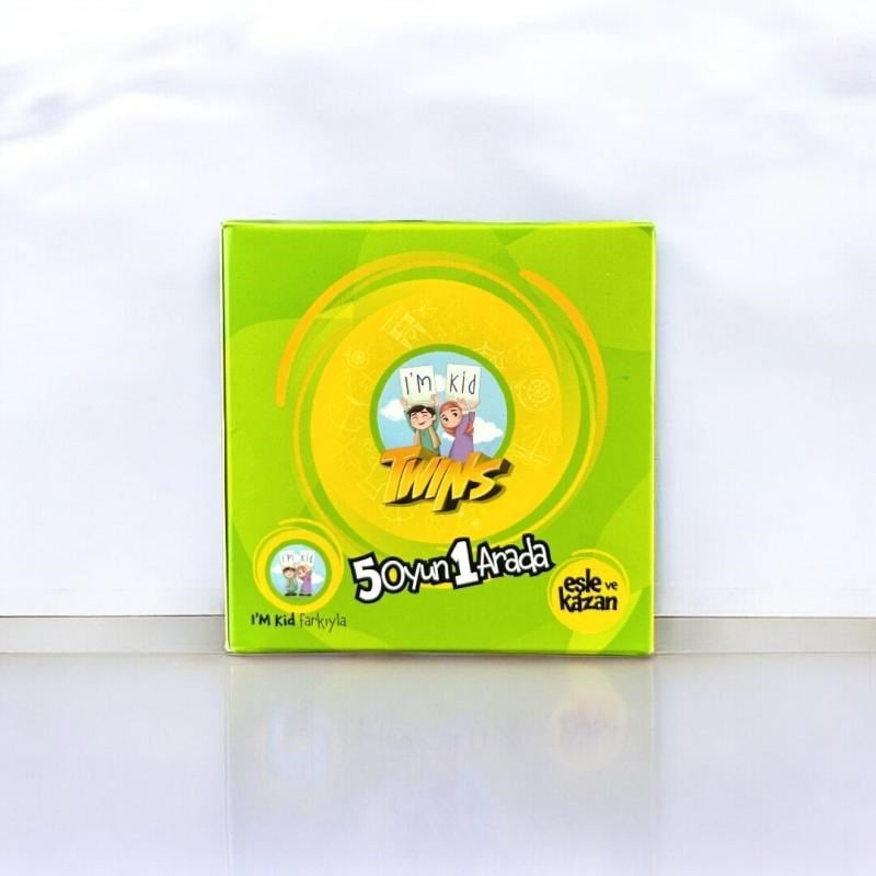Twins İslami Dobble Oyunu – Eğitici ve Eğlenceli 5'i 1 Arada Çocuk Oyunu