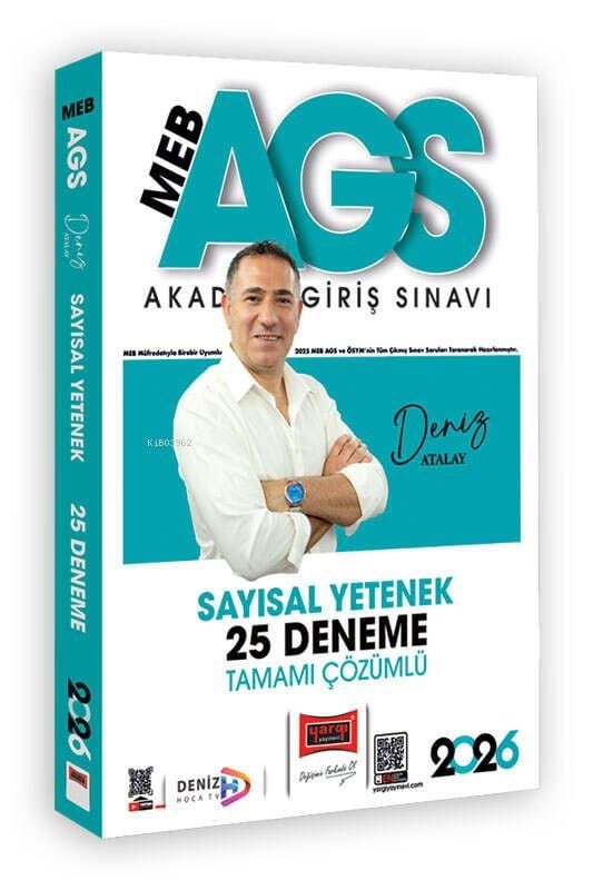 Yargı Yayınları 2026 MEB-AGS Sayısal Yetenek Tamamı Çözümlü 25 Deneme