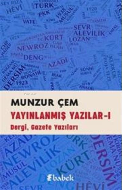 Yayınlanmış Yazılar -I
