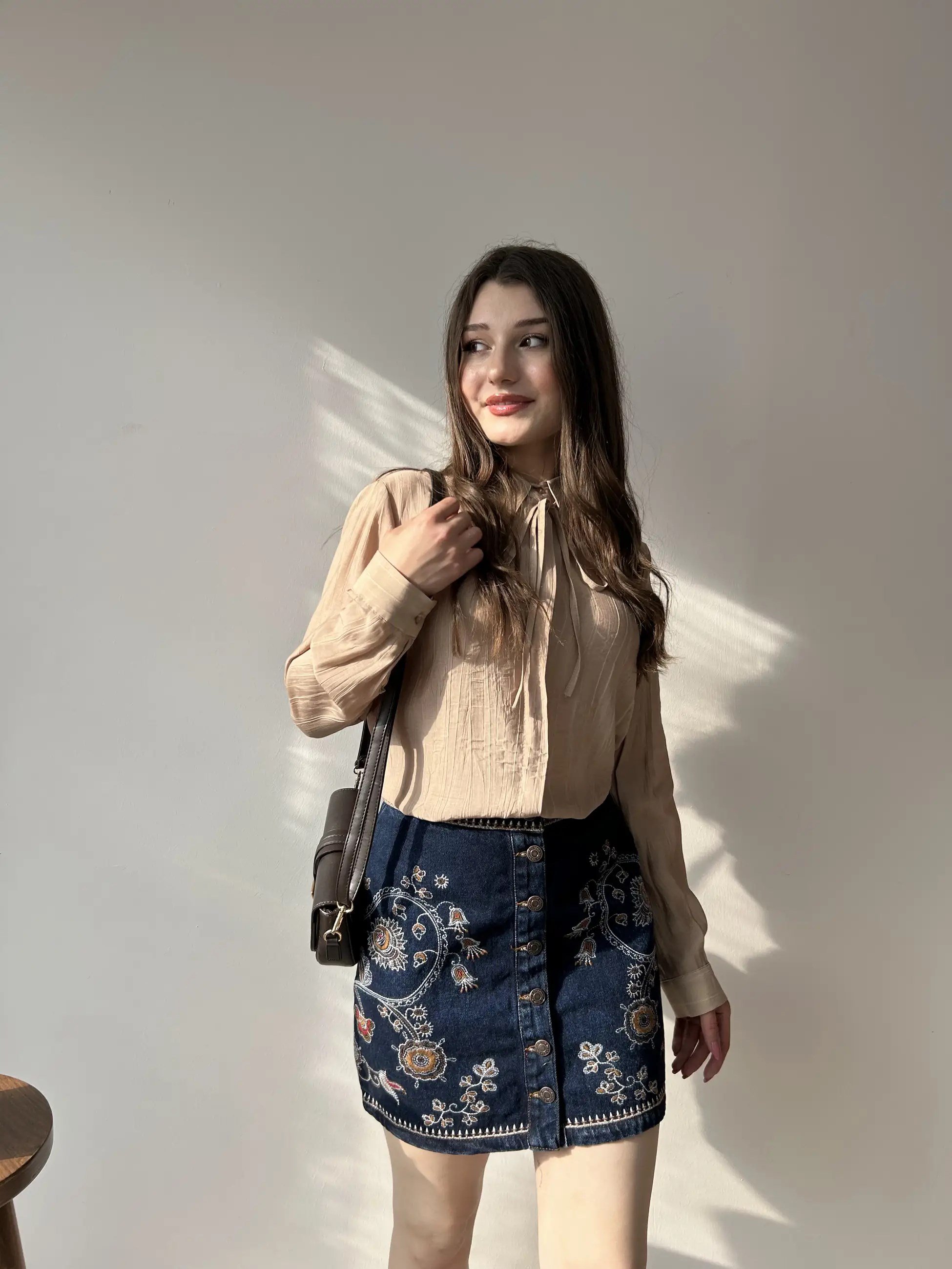 ORİJİNAL MARKA NAKIŞLI ETEK