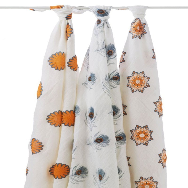 Aden Anais Üçlü Bambu Set/Mela