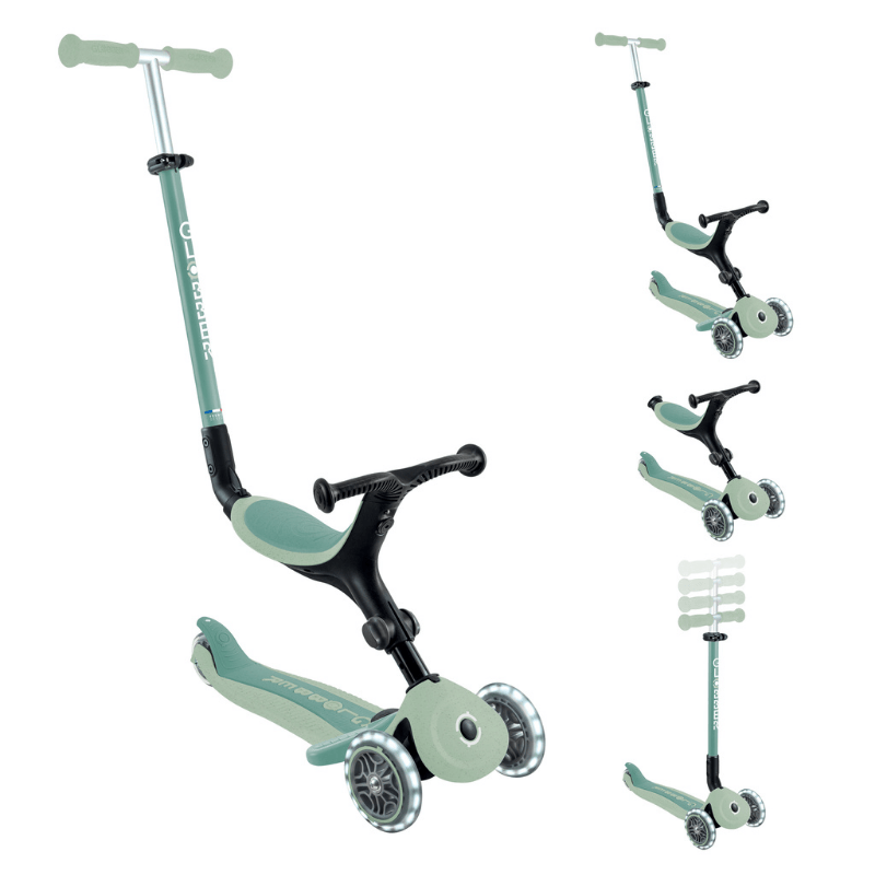 ArtaGlobber Go Up Active Ecologic Işıklı Scooter - Pistachio