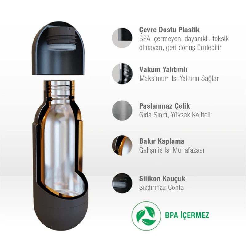 Asobu Orb Bottle - Pastel Blue