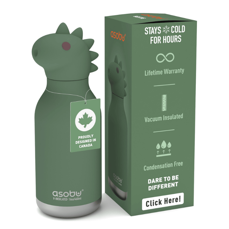 AsobuAsobu Bestie Bottle - Dinosaur