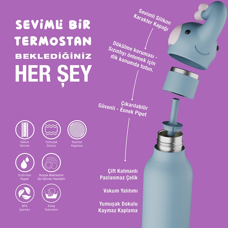 AsobuAsobu Bestie Bottle - Elephant