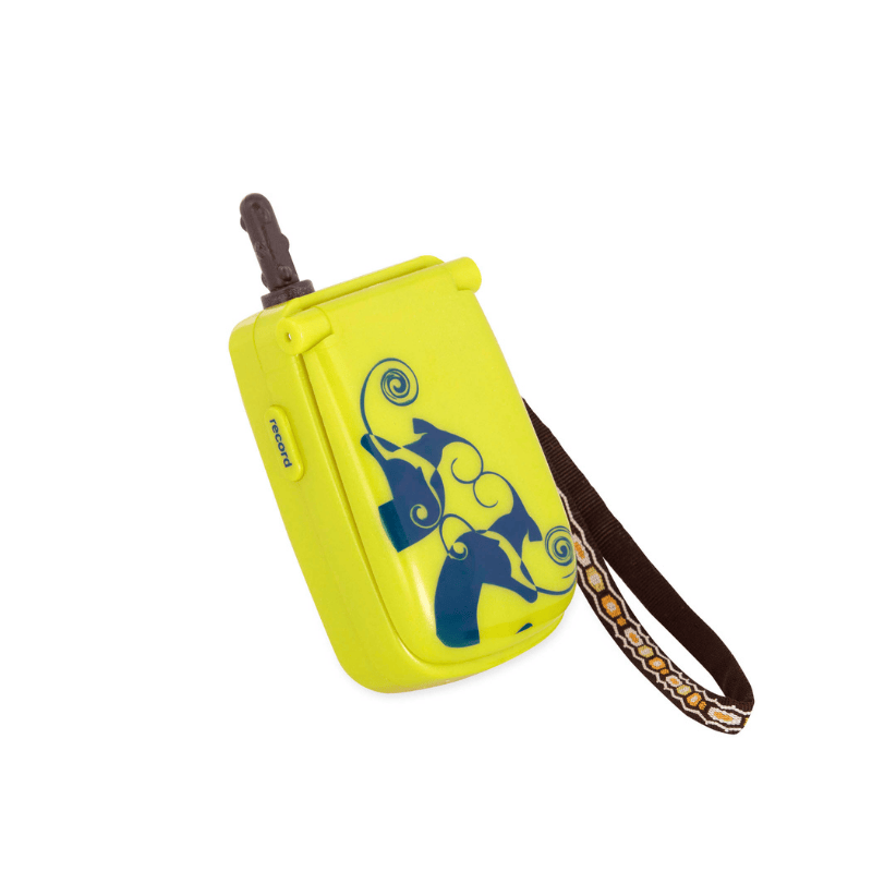 B.Toys Hellophone Ses Kayıtlı, Müzikli Telefon - Yeşil