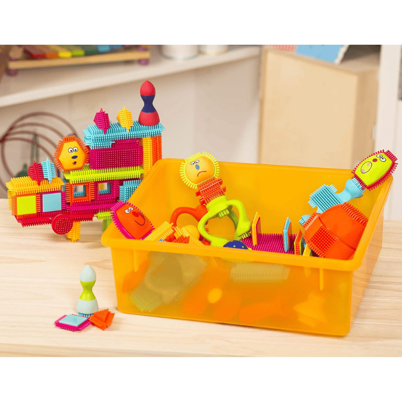 Bristle Blocks Yapı Oyuncakları - Neşeli Küçük Adamlar - 75 Parça
