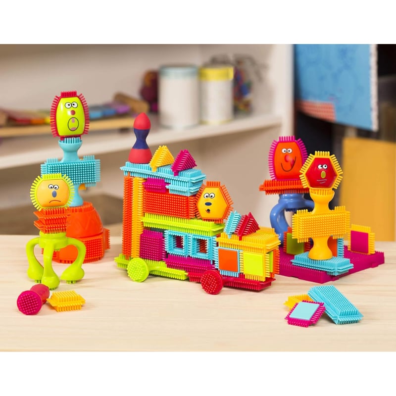Bristle Blocks Yapı Oyuncakları - Neşeli Küçük Adamlar - 75 Parça