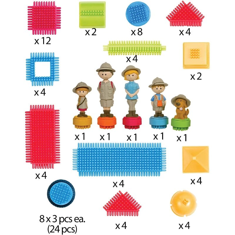 Bristle Blocks Yapı Oyuncakları - Safari - 85 Parça