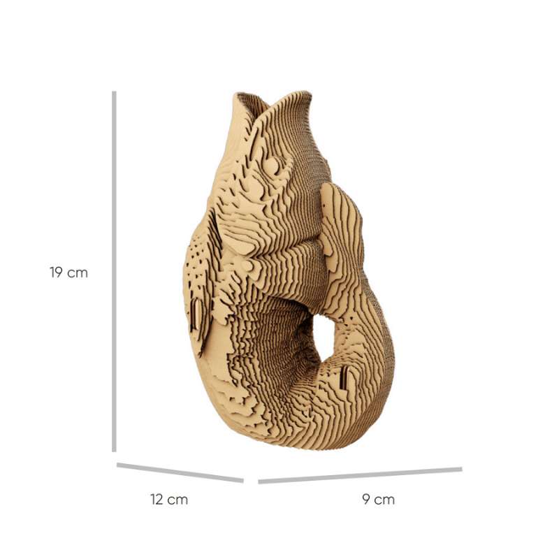 Cartonic 3D Puzzle - FISH VASE