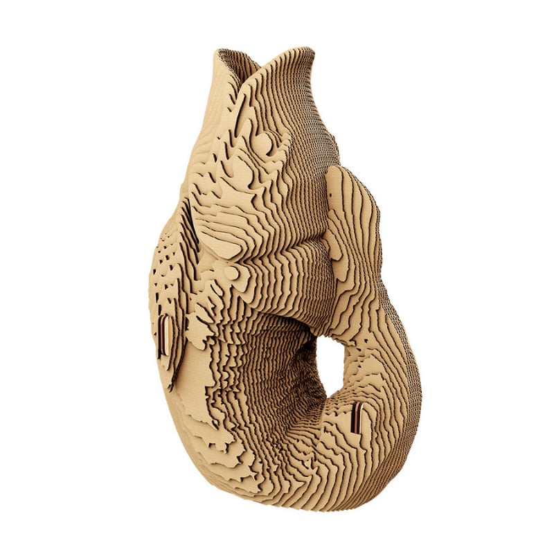 Cartonic 3D Puzzle - FISH VASE