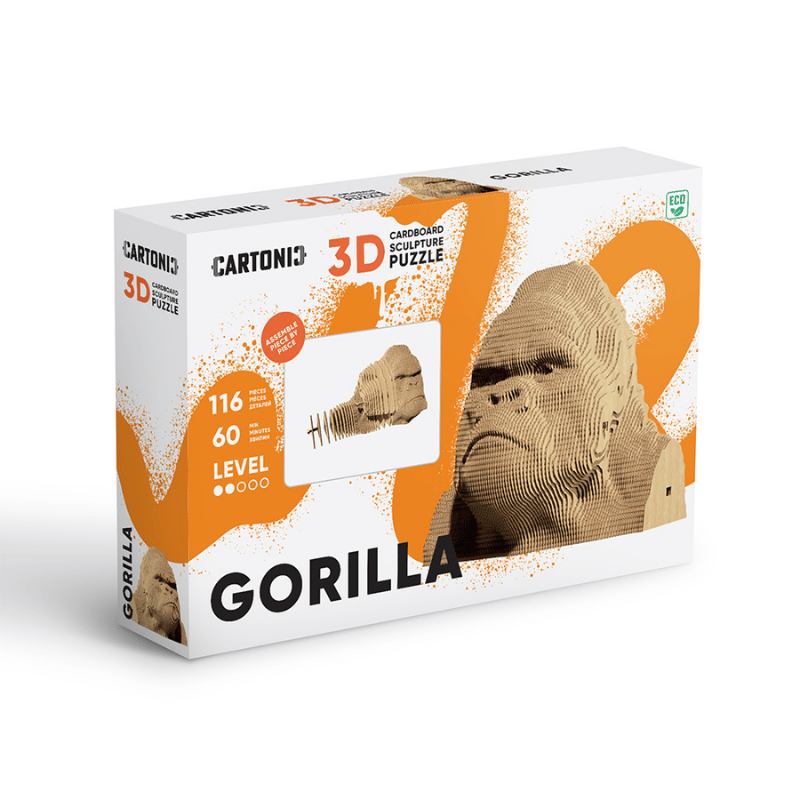 Cartonic 3D Puzzle - GORILLA