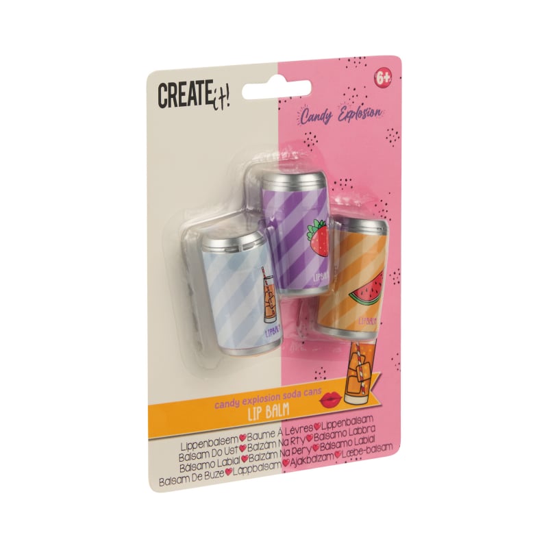 Create It Dudak Balmı Seti - Soda Kutuları - Candy Explosion