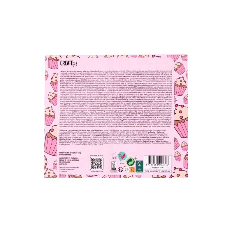 Create It Far Paleti - Sweet Cupcake