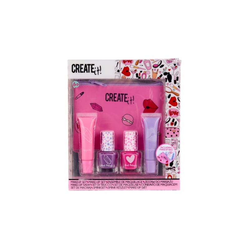 Create It Makyaj Seti ve Mini Makyaj Çantası