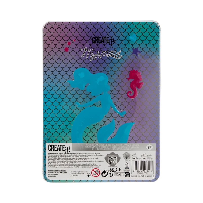 Create It Metal Kutulu Makyaj Seti - Mermaid