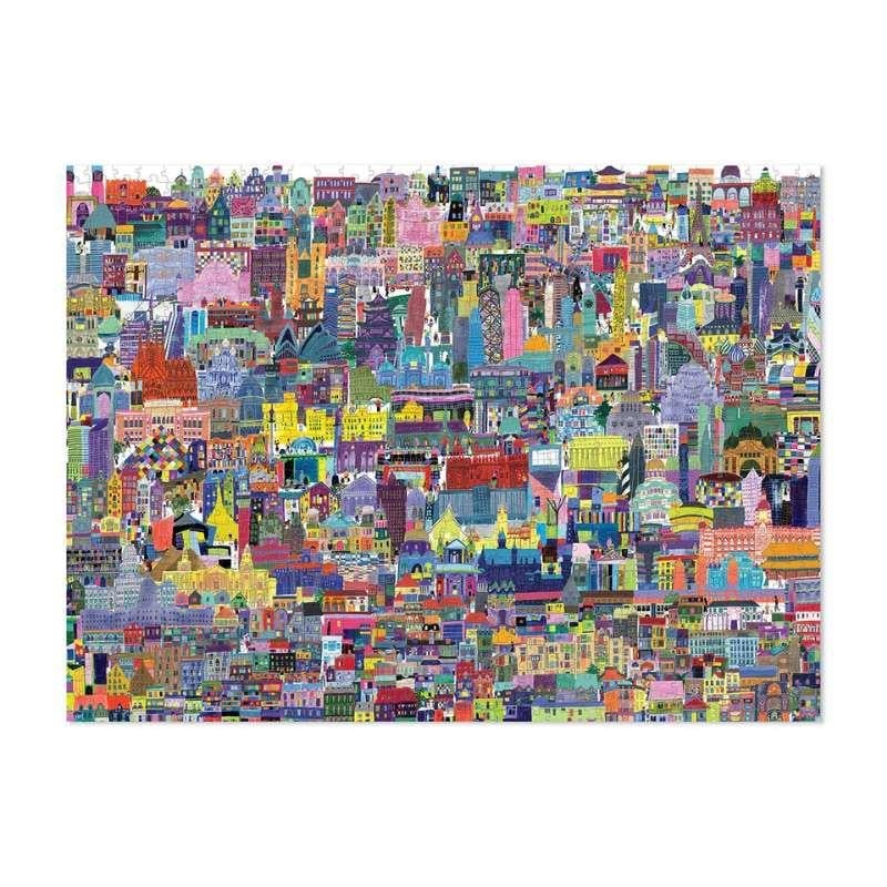Crocodile Creek Aile  Puzzle - 1000 Parça - Dünyanın Binaları