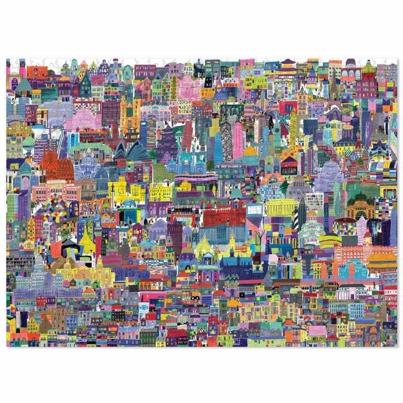 Crocodile Creek Aile  Puzzle - 1000 Parça - Dünyanın Binaları