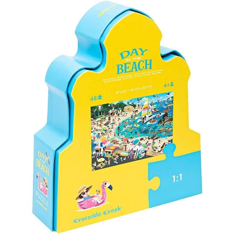 Crocodile Creek Dekoratif Puzzle - 48 Parça - Day at the Beach