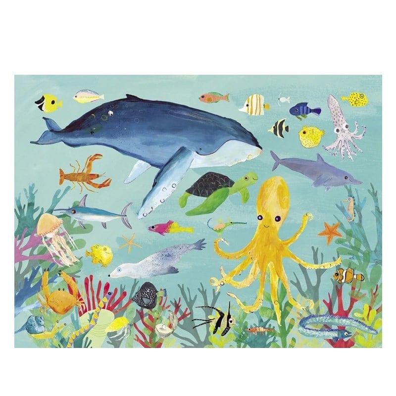 Crocodile Creek Dekoratif Puzzle Deniz Canlıları 300 Parça