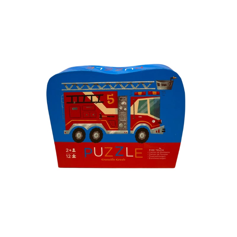 Crocodile Creek Mini Puzzle - 12 Parça - İtfaiye