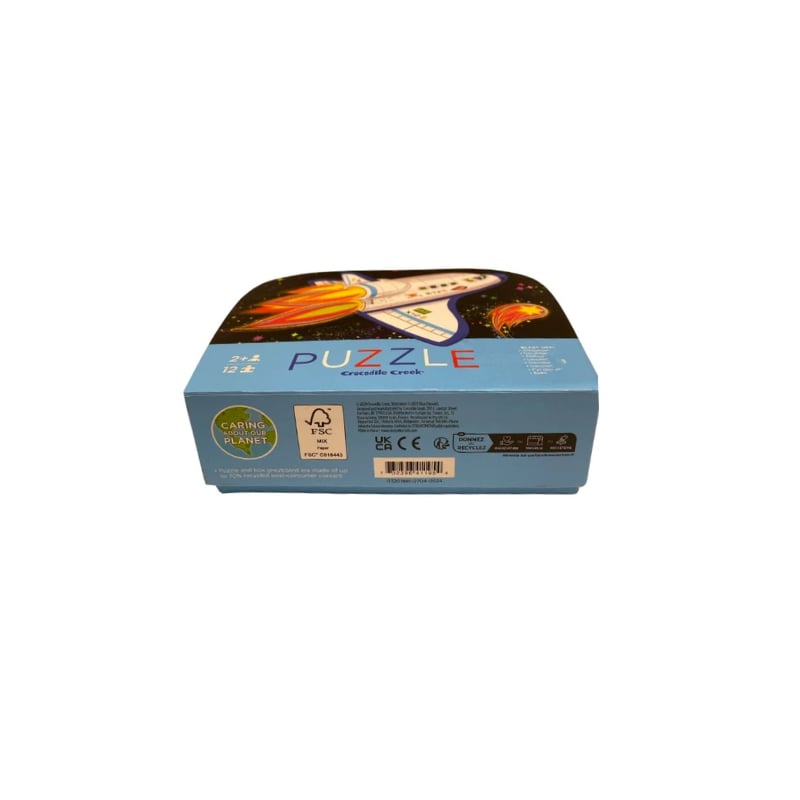 Crocodile Creek Mini  Puzzle - 12  Parça - Roket