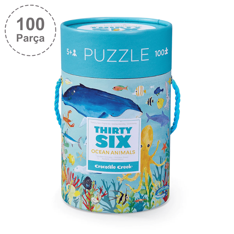 Crocodile Creek Puzzle - 100 Parça - Deniz Canlıları