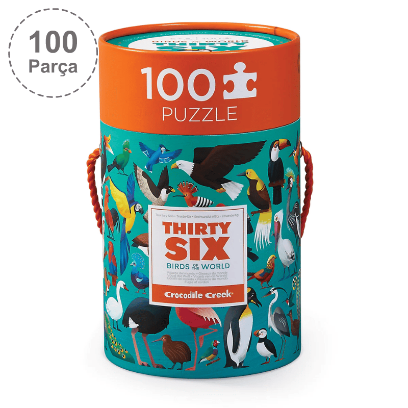 Crocodile Creek Puzzle - 100 Parça - Dünyanın Kuşları