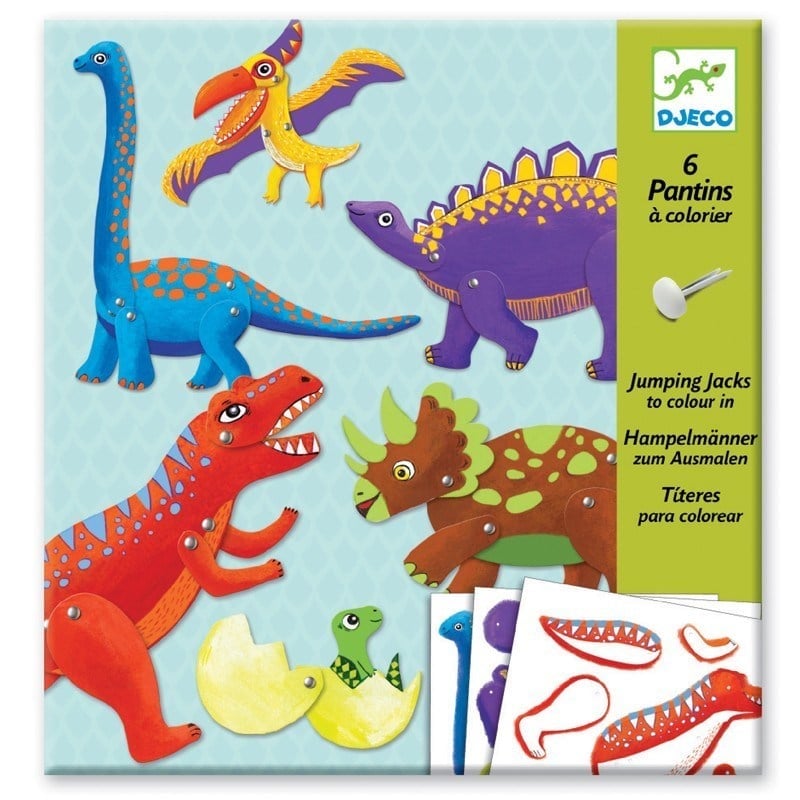 Djeco Kağıt Oyuncaklar/Dinos
