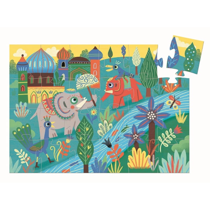 Djeco Dekoratif Puzzle 24 Parça/Fil
