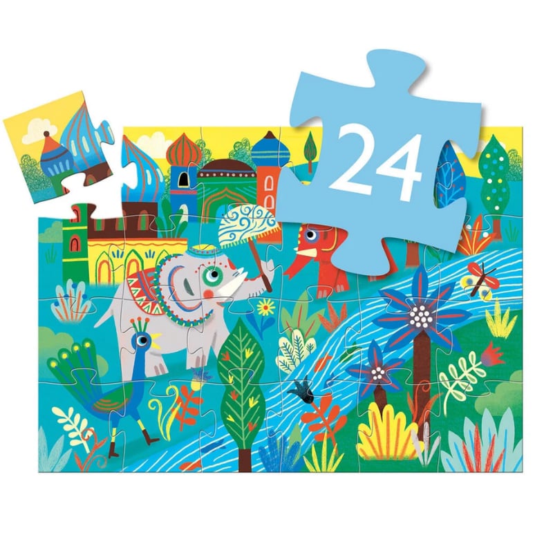 Djeco Dekoratif Puzzle 24 Parça/Fil