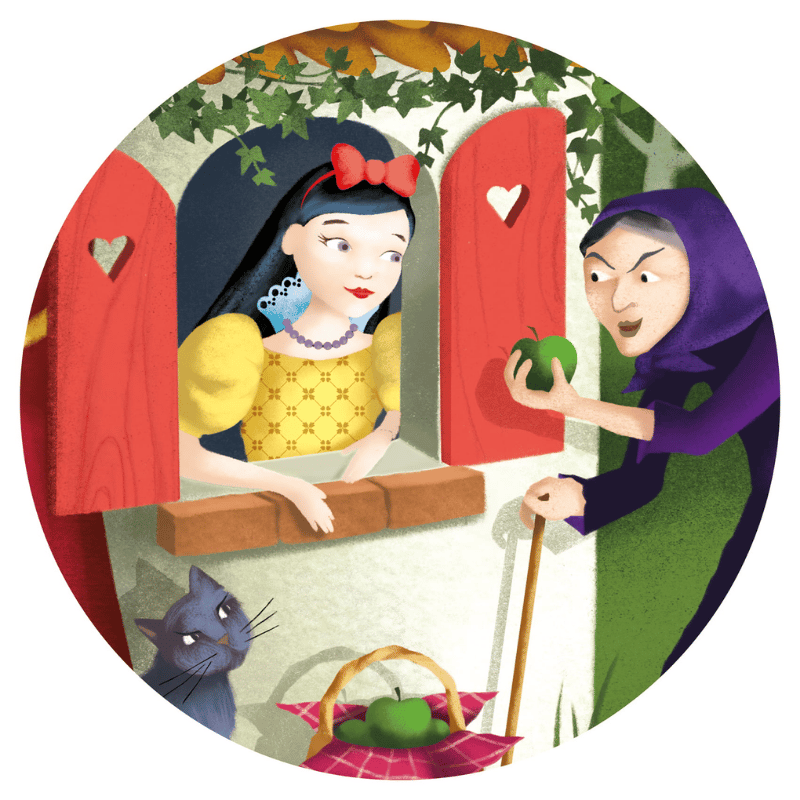 Djeco Dekoratif Puzzle 50 Parça/Snow White