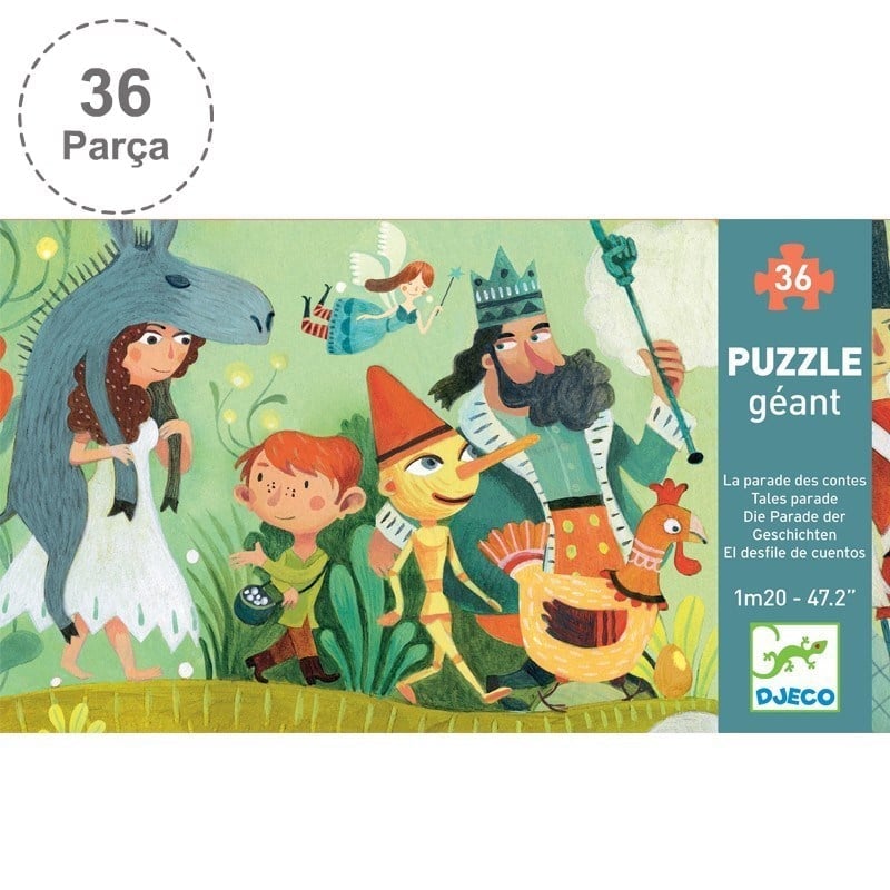 Djeco Dev Puzzle 36 Parça/ Tales Parade