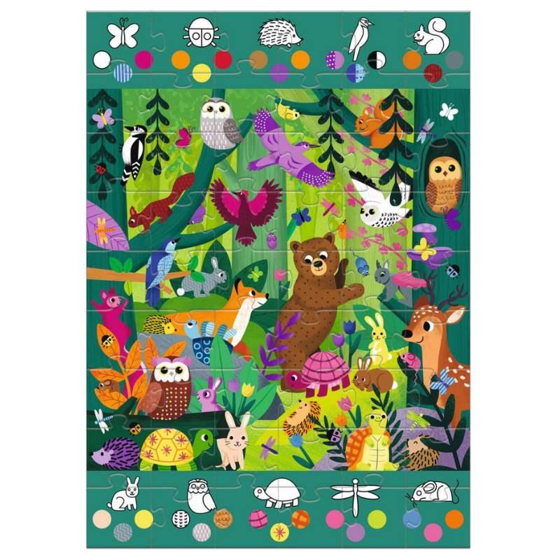 Djeco Dev Puzzle 54 Parça / Observation Forest