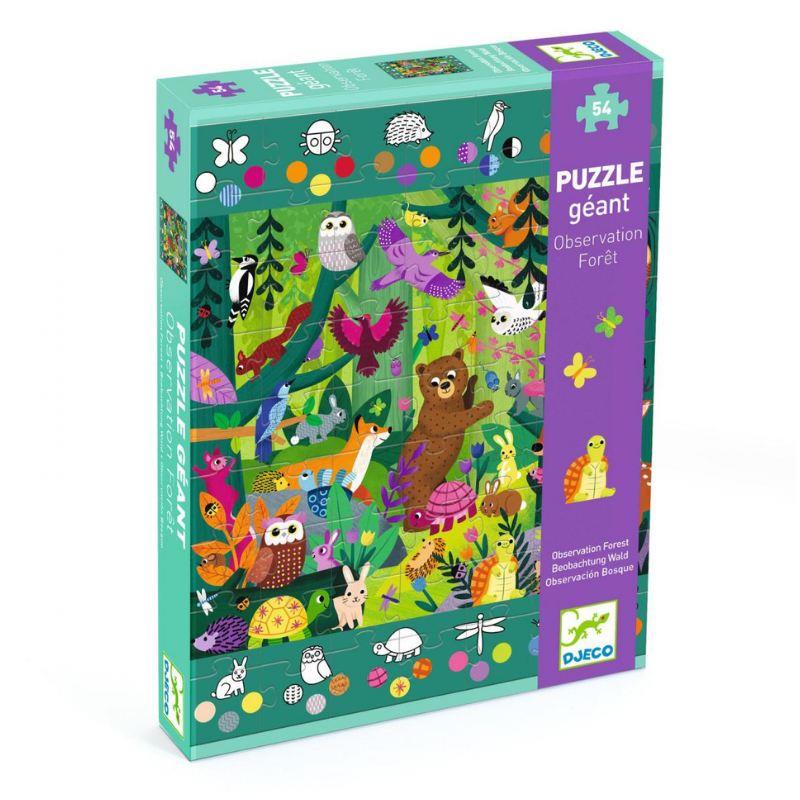 Djeco Dev Puzzle 54 Parça / Observation Forest