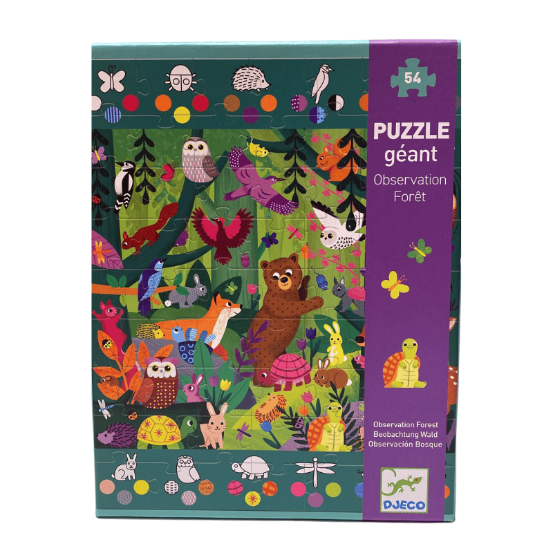 Djeco Dev Puzzle 54 Parça - Observation Forest