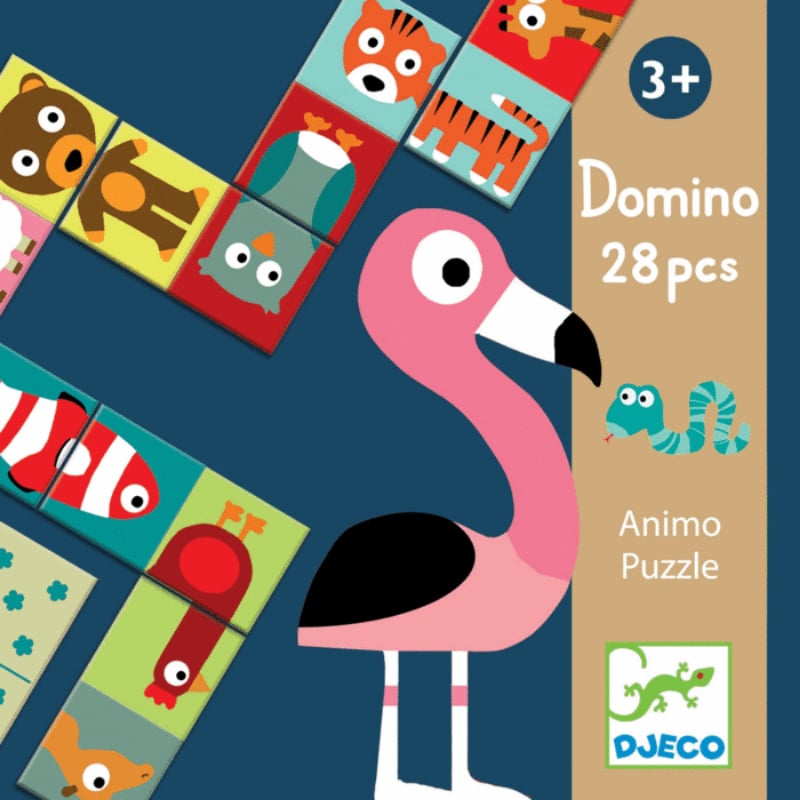 Djeco Domino Animo-Puzzle